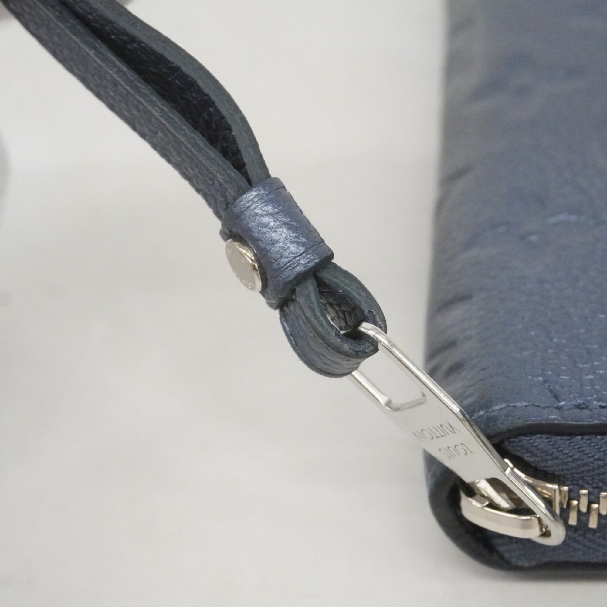Louis Vuitton Metallic Blue Long Wallet (Bi-Fold) (Pre-Owned)