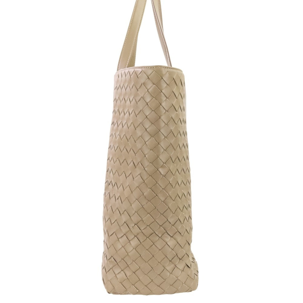 Bottega Veneta Grayish Leather Tote Bag (Pre-Owned)