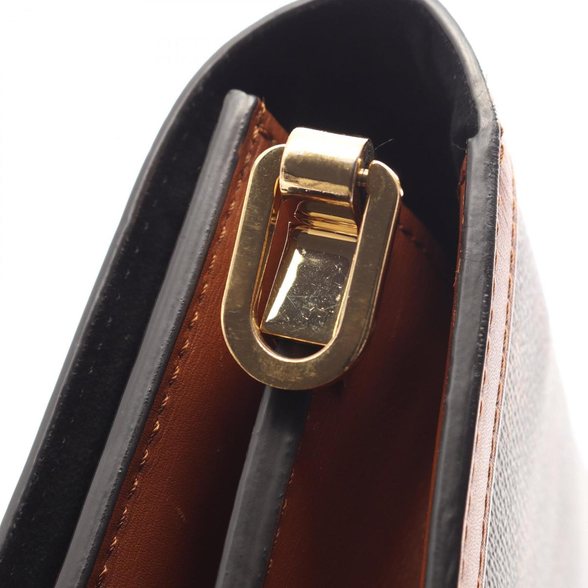 Louis Vuitton Brown Pvc Coated Canvas Leather Shoulder Bag (Pre-Owned)