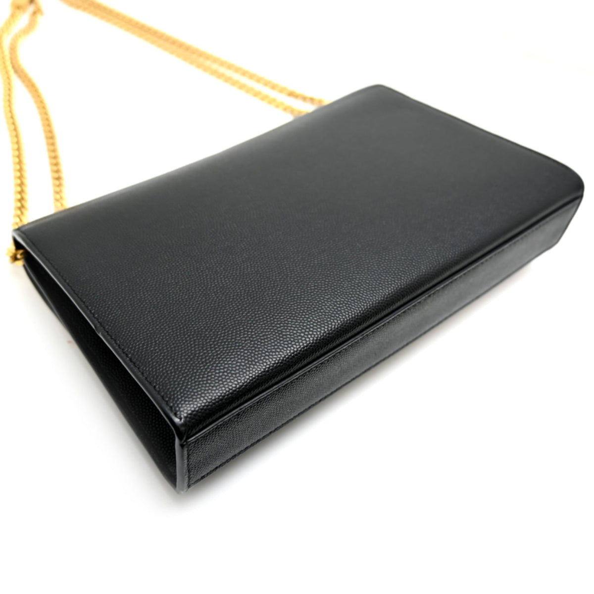 Saint Laurent Black Leather Shoulder Bag (Pre-Owned)