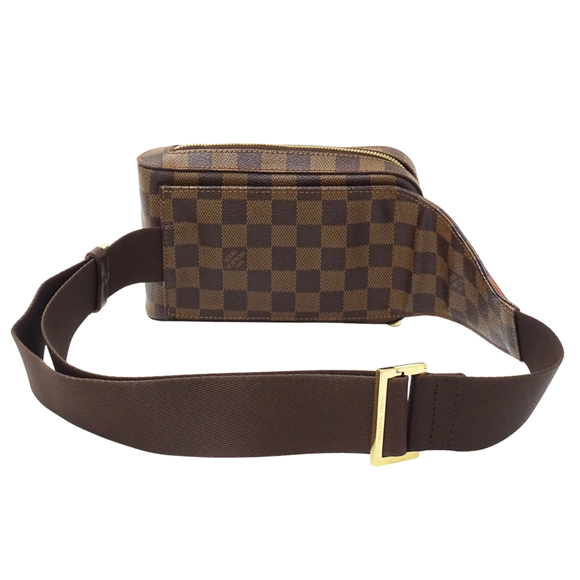 Louis Vuitton Brown Damier Canvas Handbag Sling Bag (Pre-Owned)