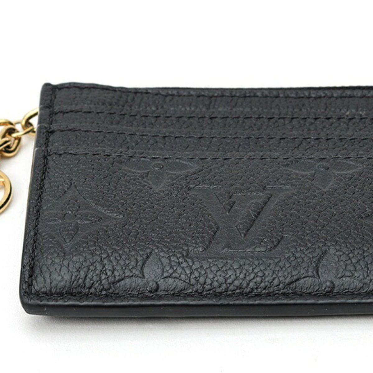 Louis Vuitton Black Monogram Empreinte Leather Coin Purse/Coin Case (Pre-Owned)