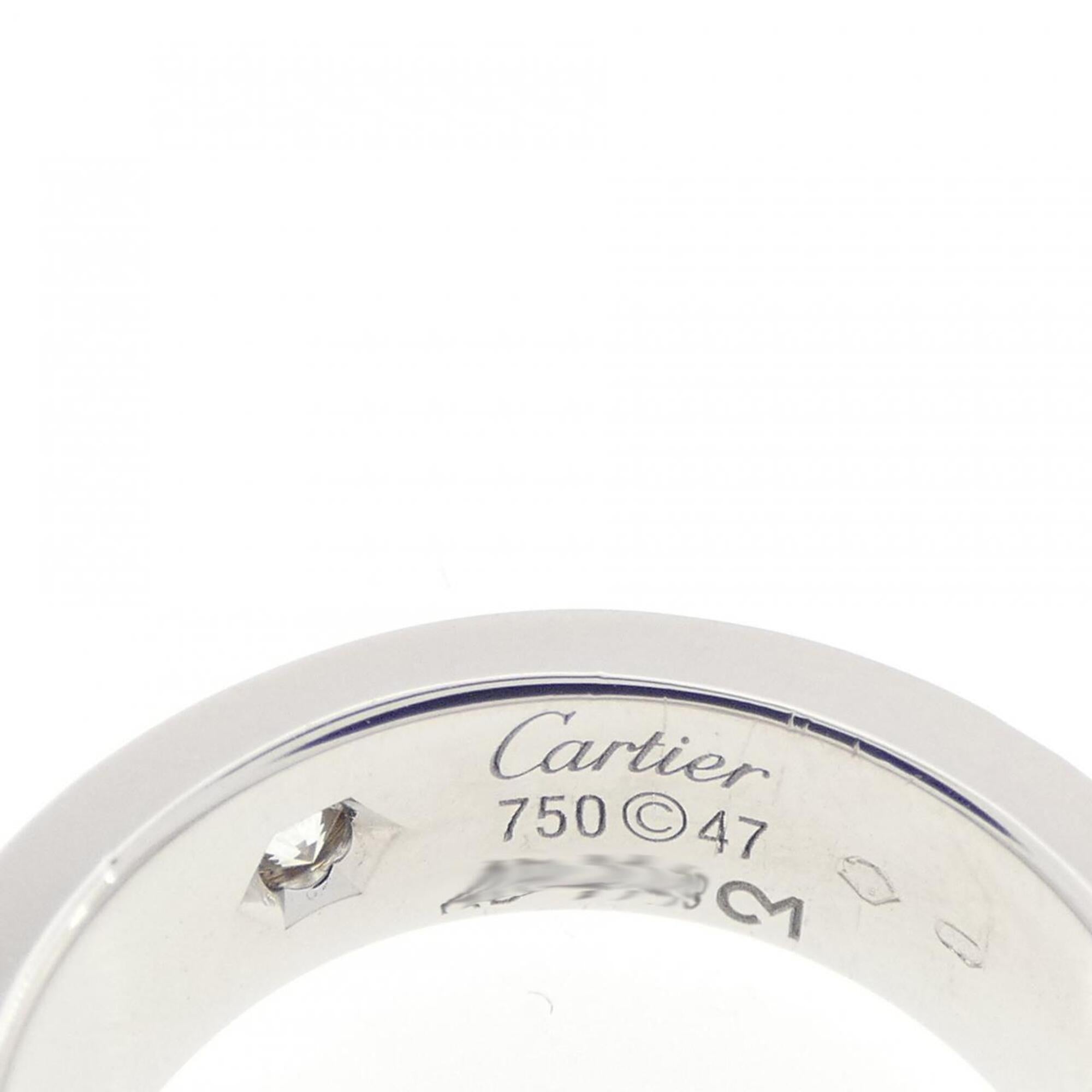 Cartier White Gold White Gold (18K) Band Ring (Pre-Owned)