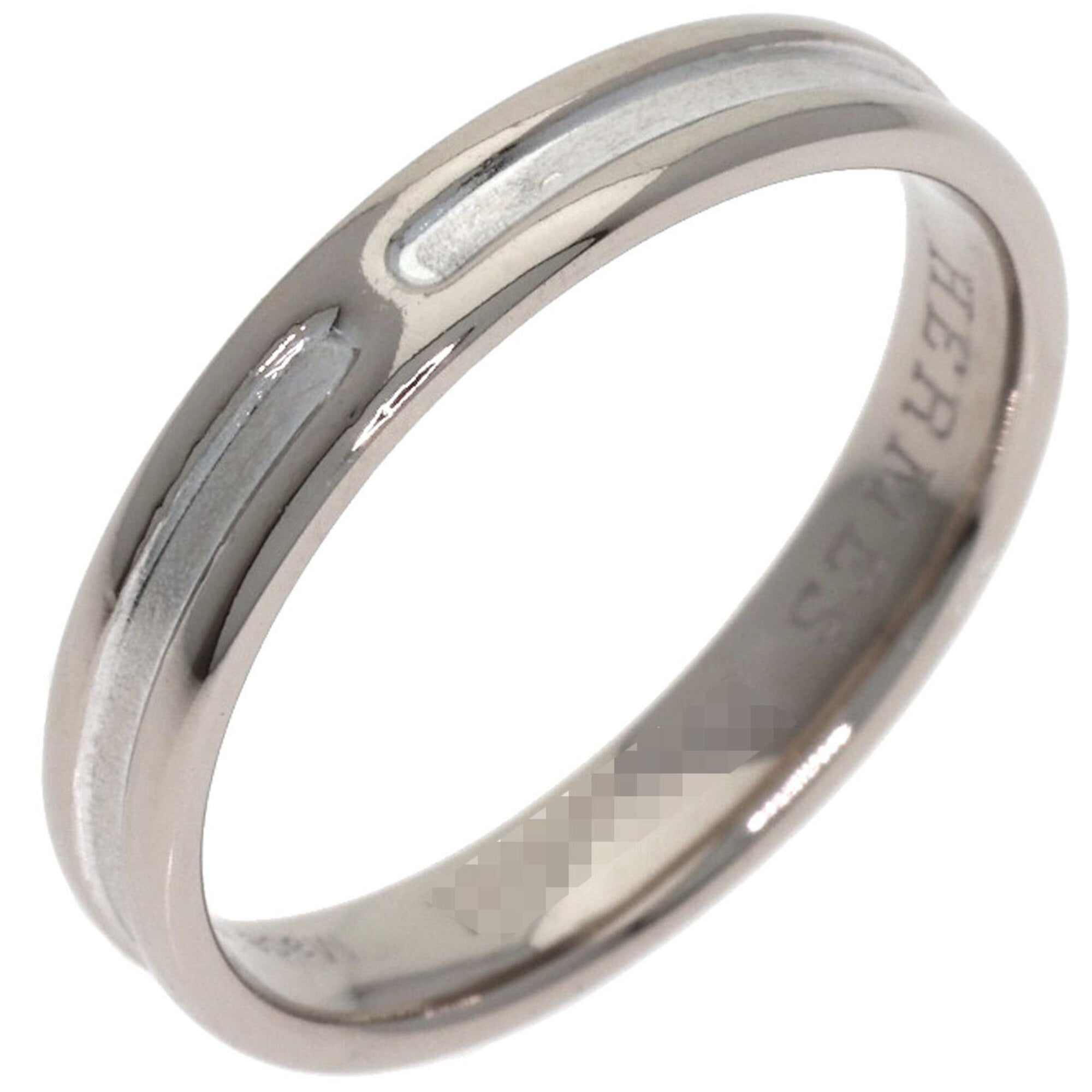 Hermes White Gold (18K) Band Ring (Pre-Owned)