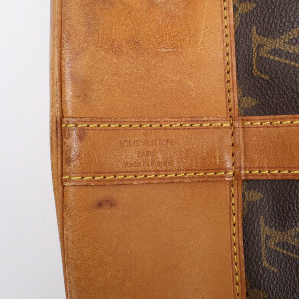 Louis Vuitton Monogram Brown Coated Canvas Leather Shoulder Bag (Pre-Owned)