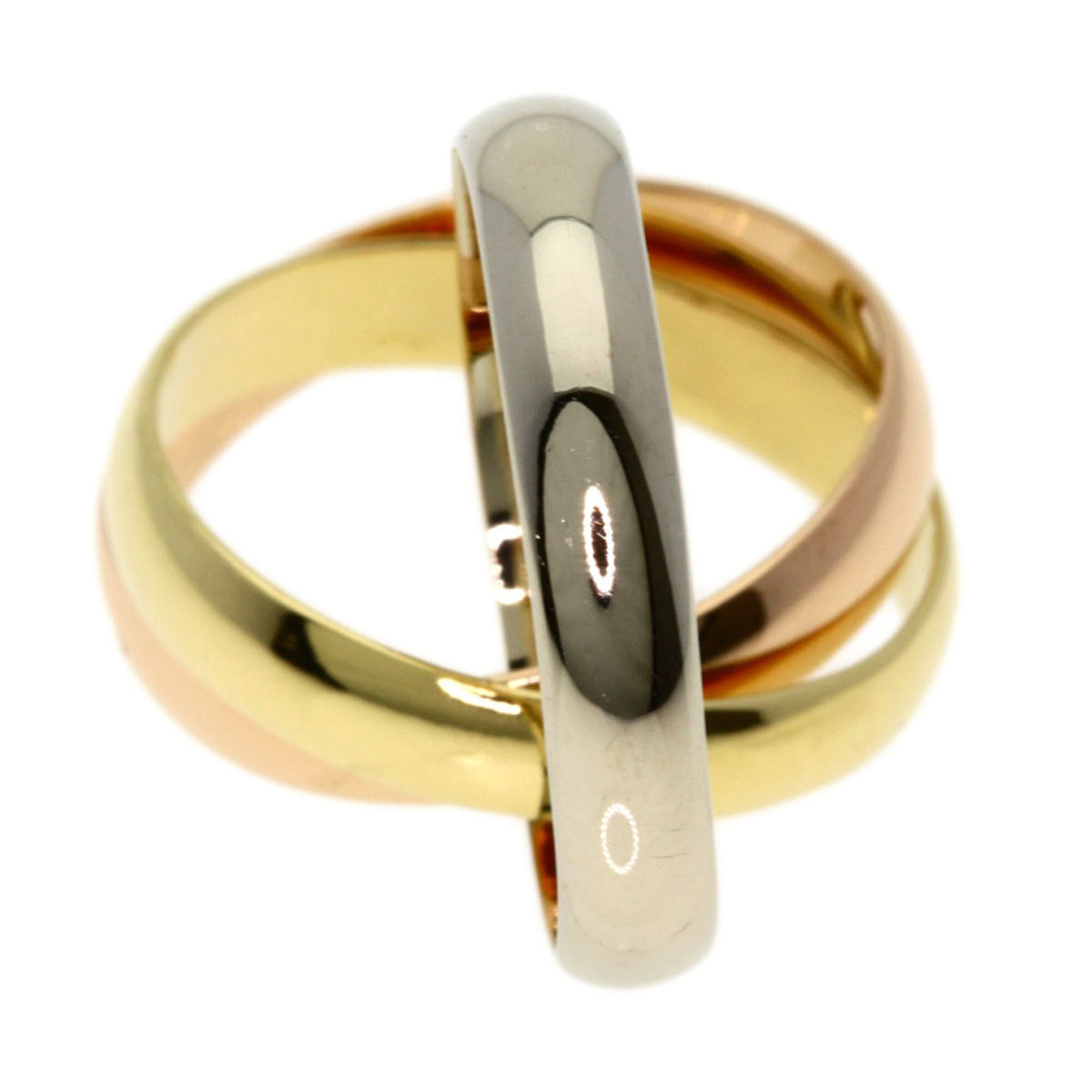 Cartier Trinity Yellow Gold (18K) Pink Gold (18K) White Gold (18K) Band Ring (Pre-Owned)