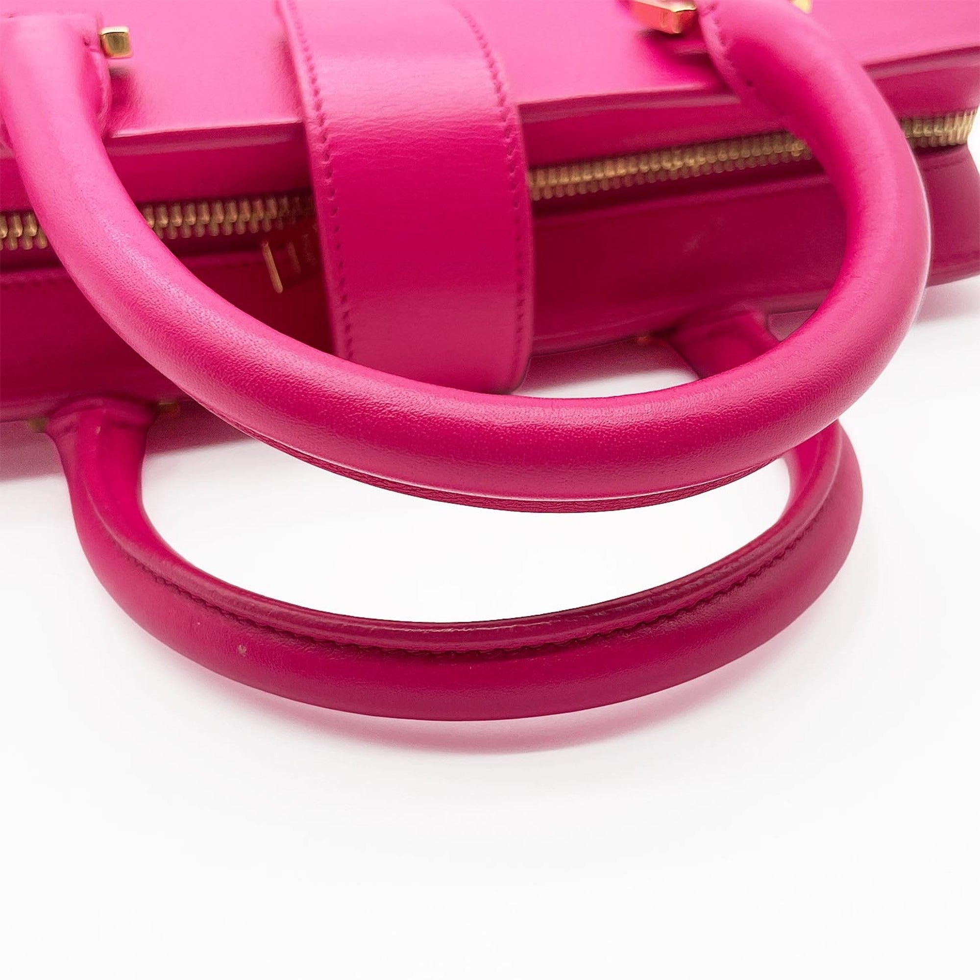 Saint Laurent Pink Leather Handbag (Pre-Owned)