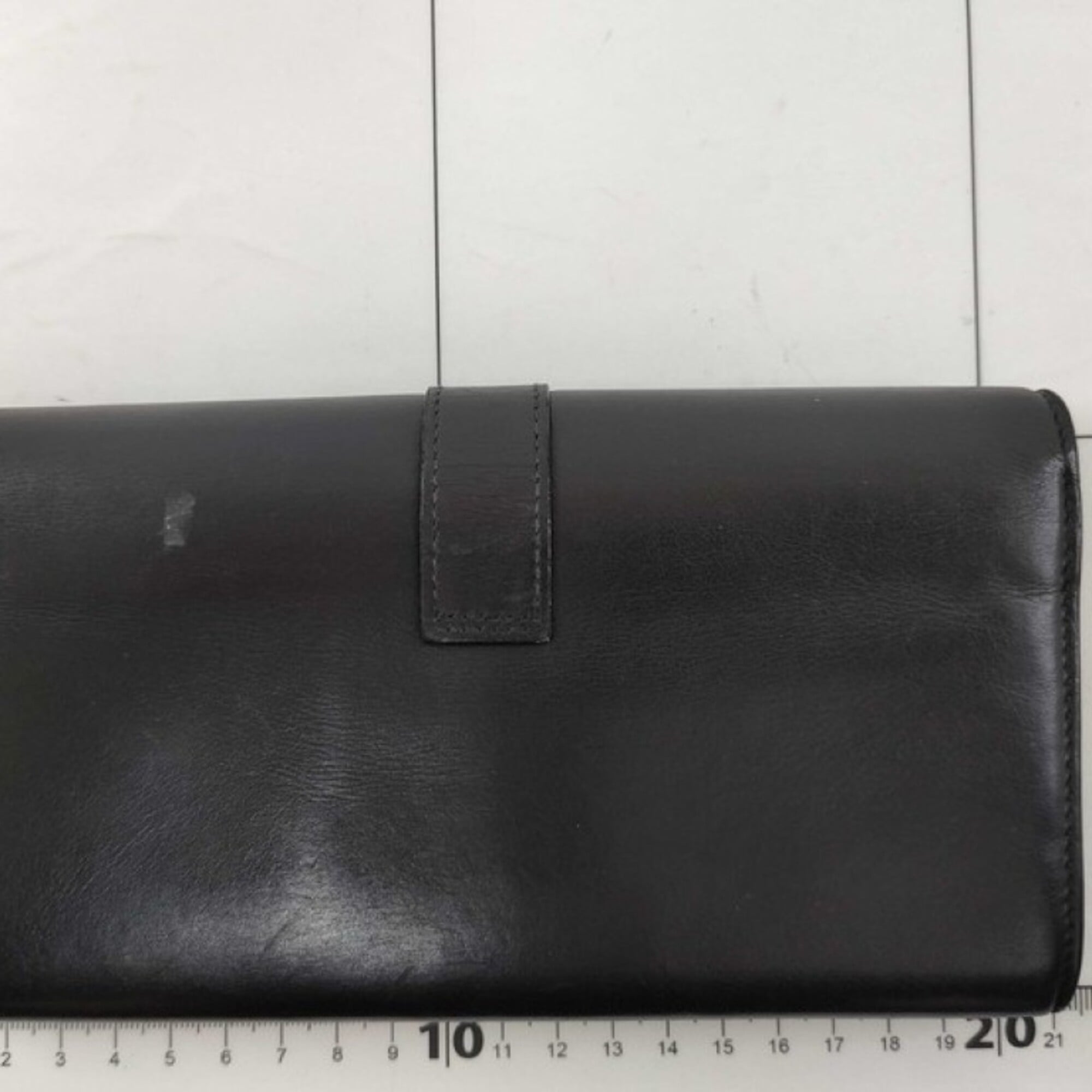 Yves Saint Laurent Brown Leather Wallet (Bi-Fold) (Pre-Owned)