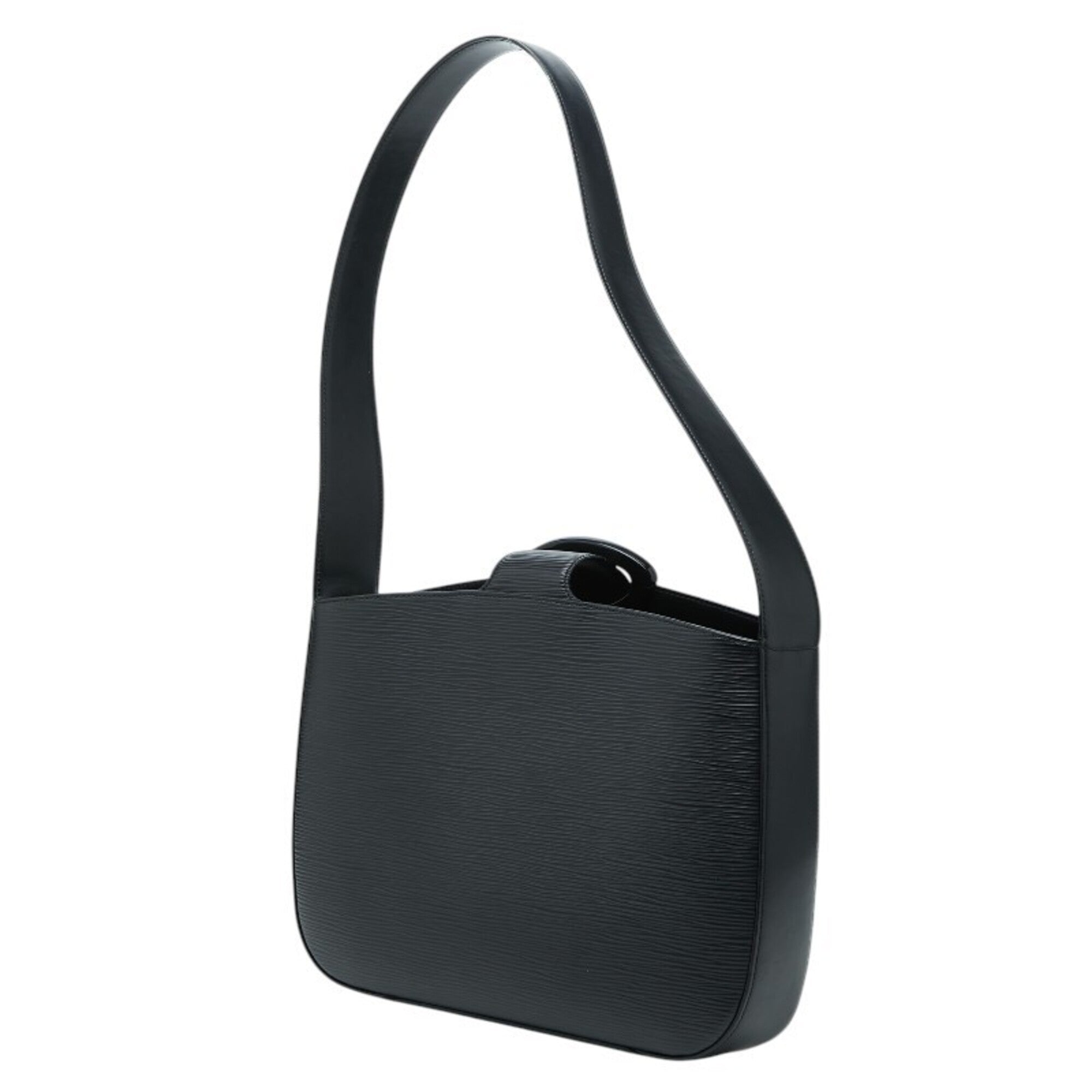 Louis Vuitton Black Noir Leather Shoulder Bag (Pre-Owned)