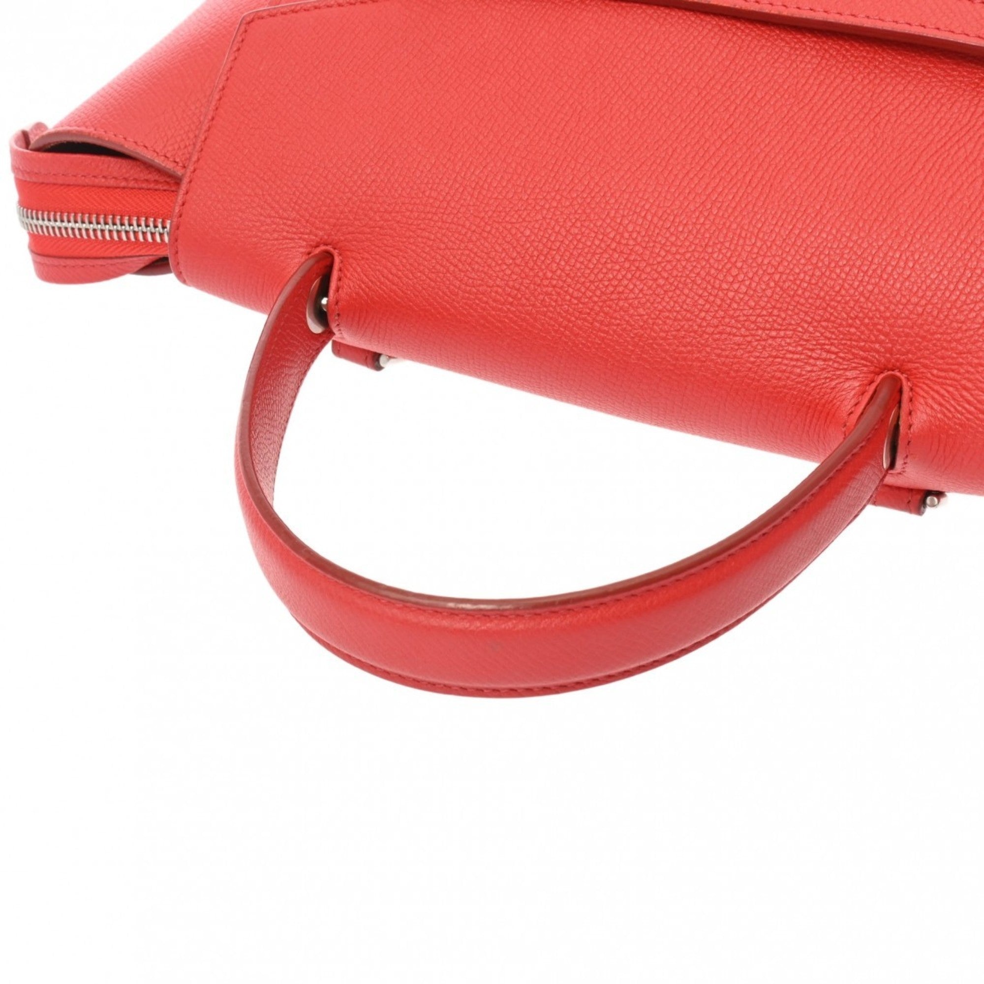 Celine Red Color Leather Handbag (Pre-Owned)