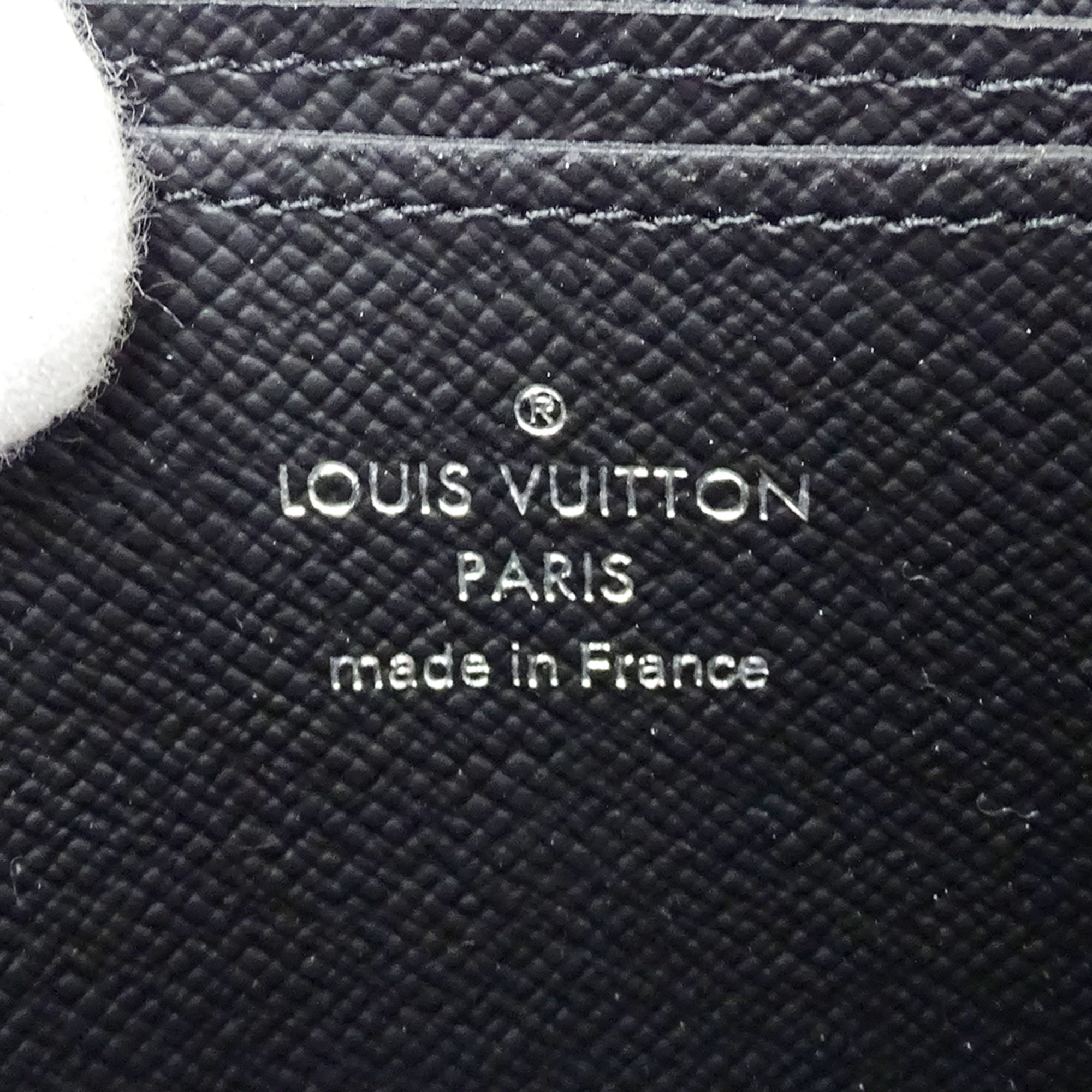 Louis Vuitton Ardoise Taiga Leather Coin Purse/Coin Case (Pre-Owned)