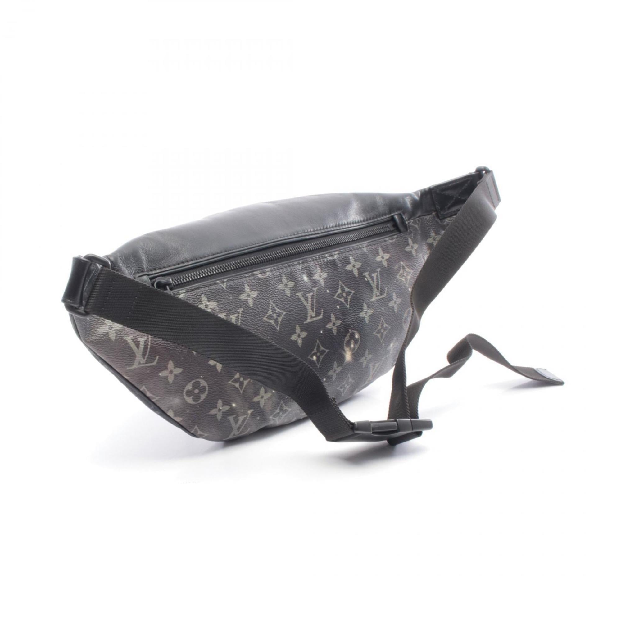 Louis Vuitton Black Gray Multi-Color Coated Canvas Leather Fanny Pack Handbag (Pre-Owned)