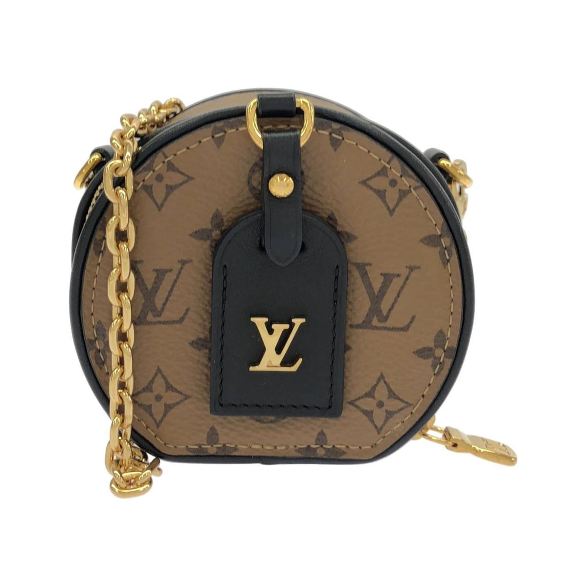 Louis Vuitton Marron Coated Canvas Shoulder Bag (Pre-Owned)
