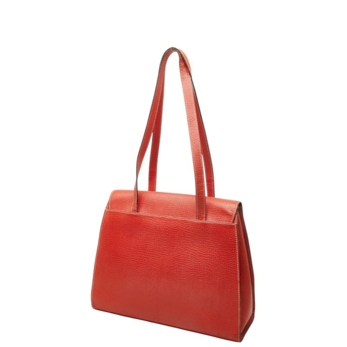 Loewe Red Color Leather Handbag Shoulder Bag (Pre-Owned)