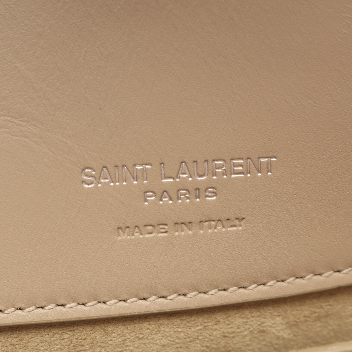 Yves Saint Laurent Beige Leather Handbag (Pre-Owned)