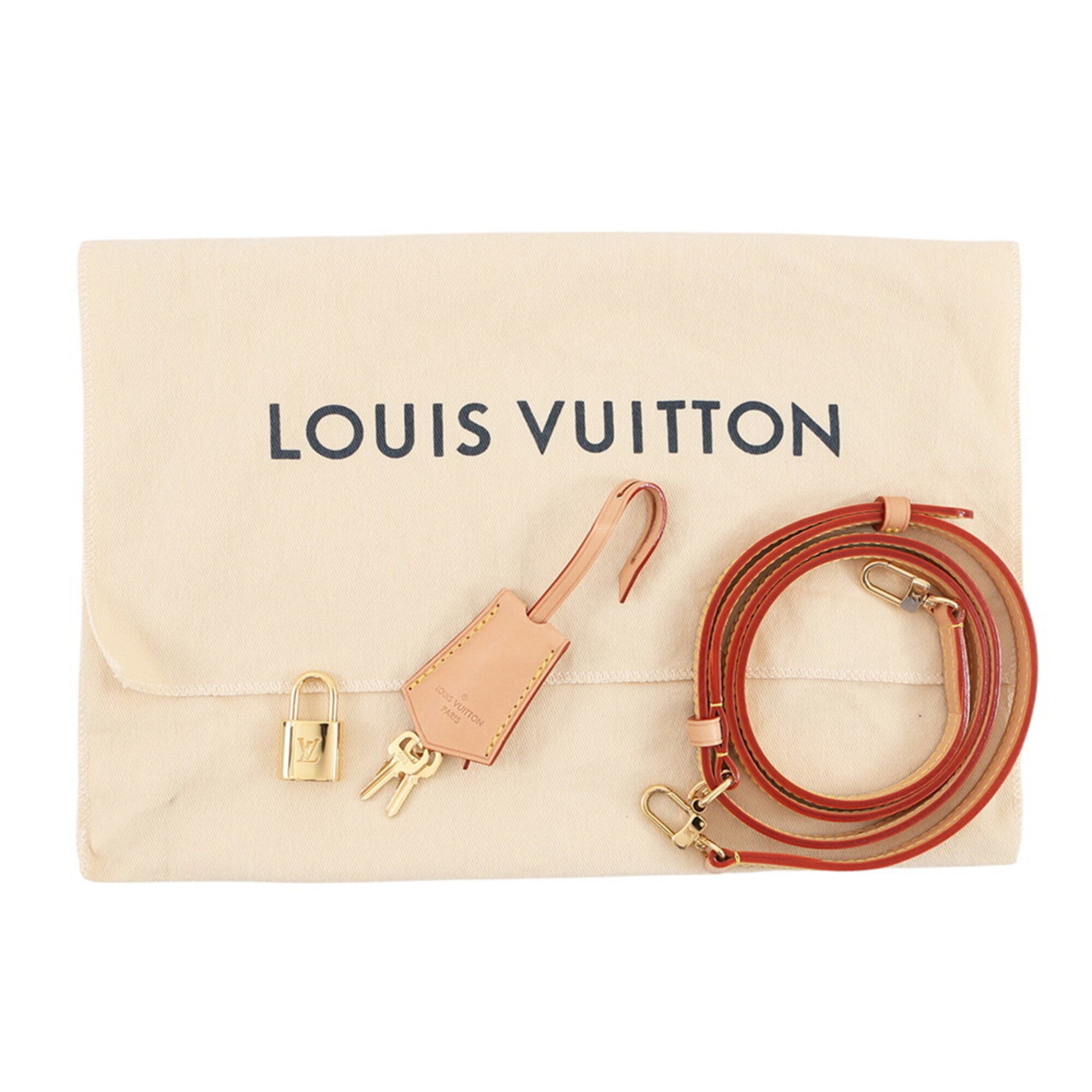 Louis Vuitton Damier Peach Yellow Handbag Shoulder Bag (Pre-Owned)