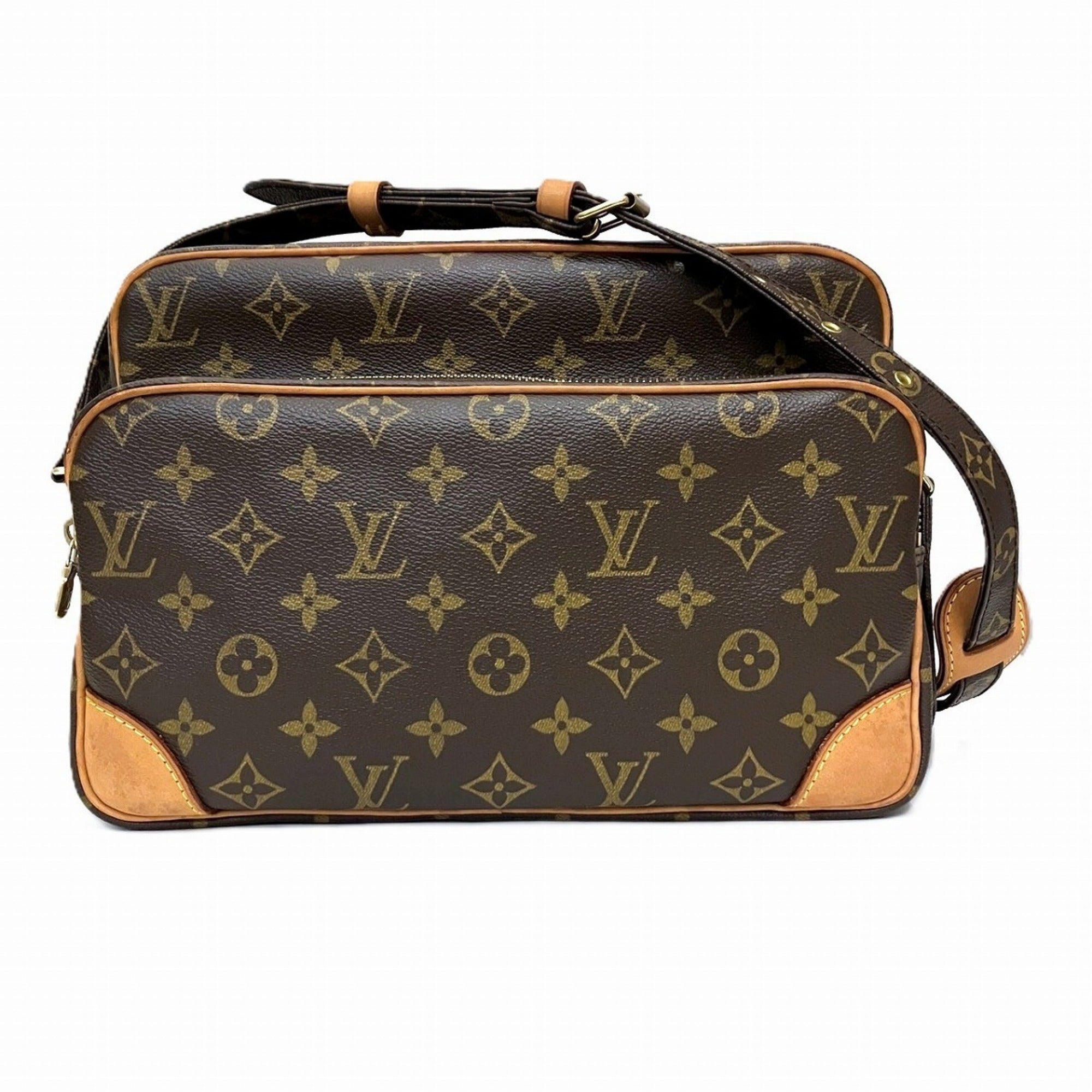 Louis Vuitton Brown Leather Shoulder Bag (Pre-Owned)