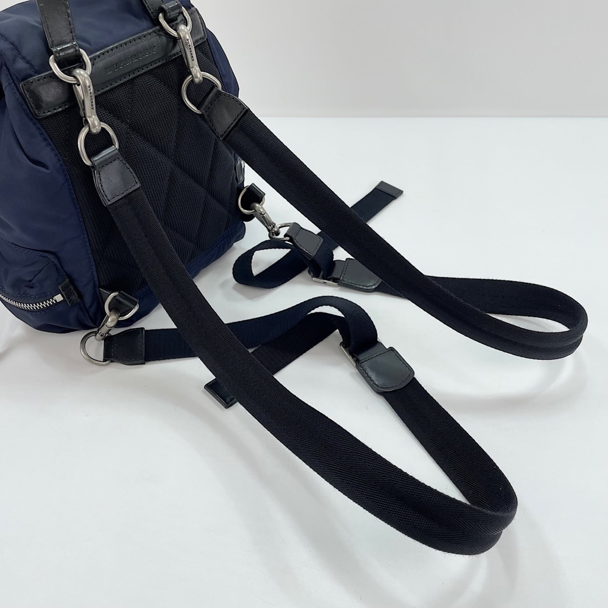 Burberry Navy Backpack (Pre-Owned)