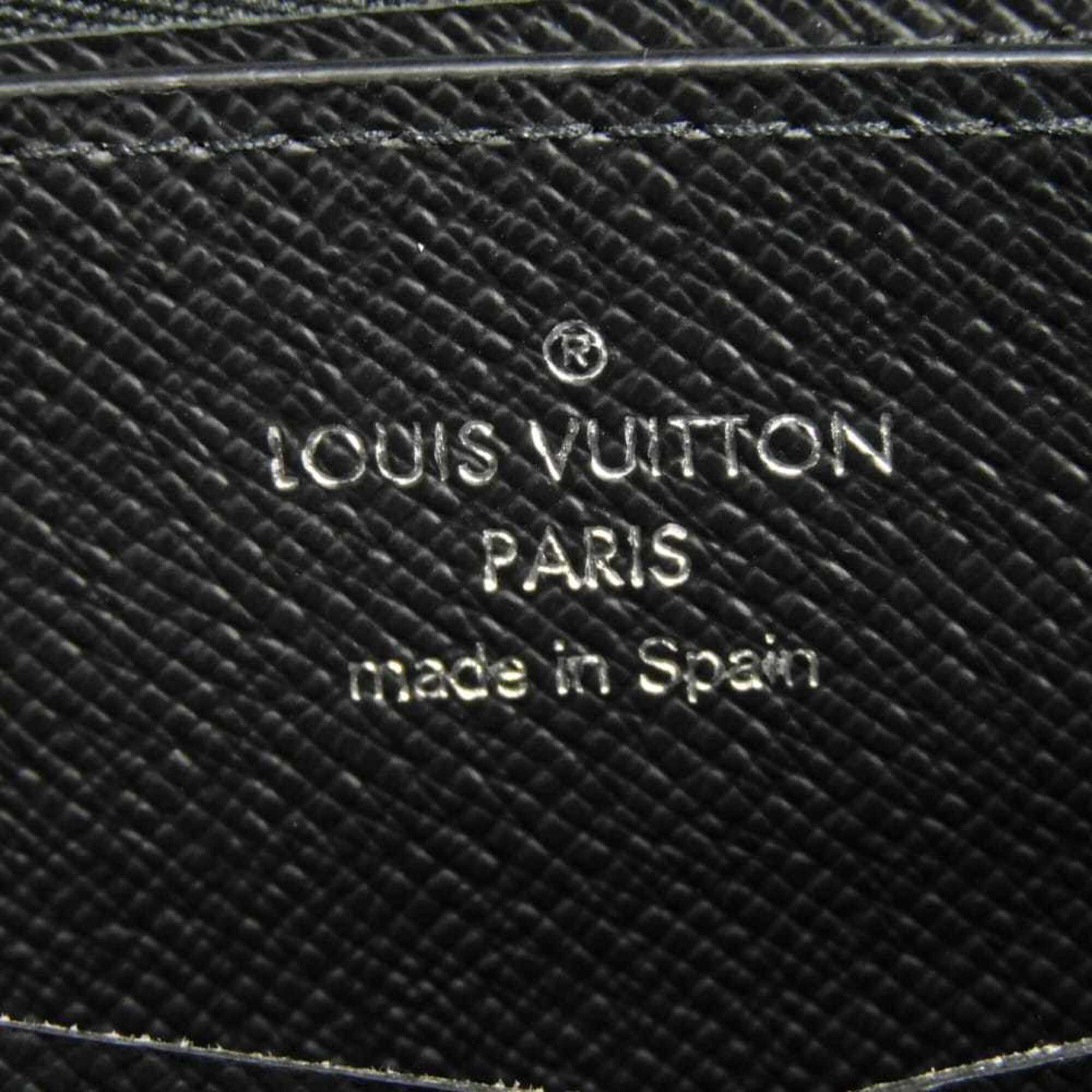 Louis Vuitton Black Monogram Eclipse Noir Monogram Eclipse Long Wallet (Bi-Fold) (Pre-Owned)