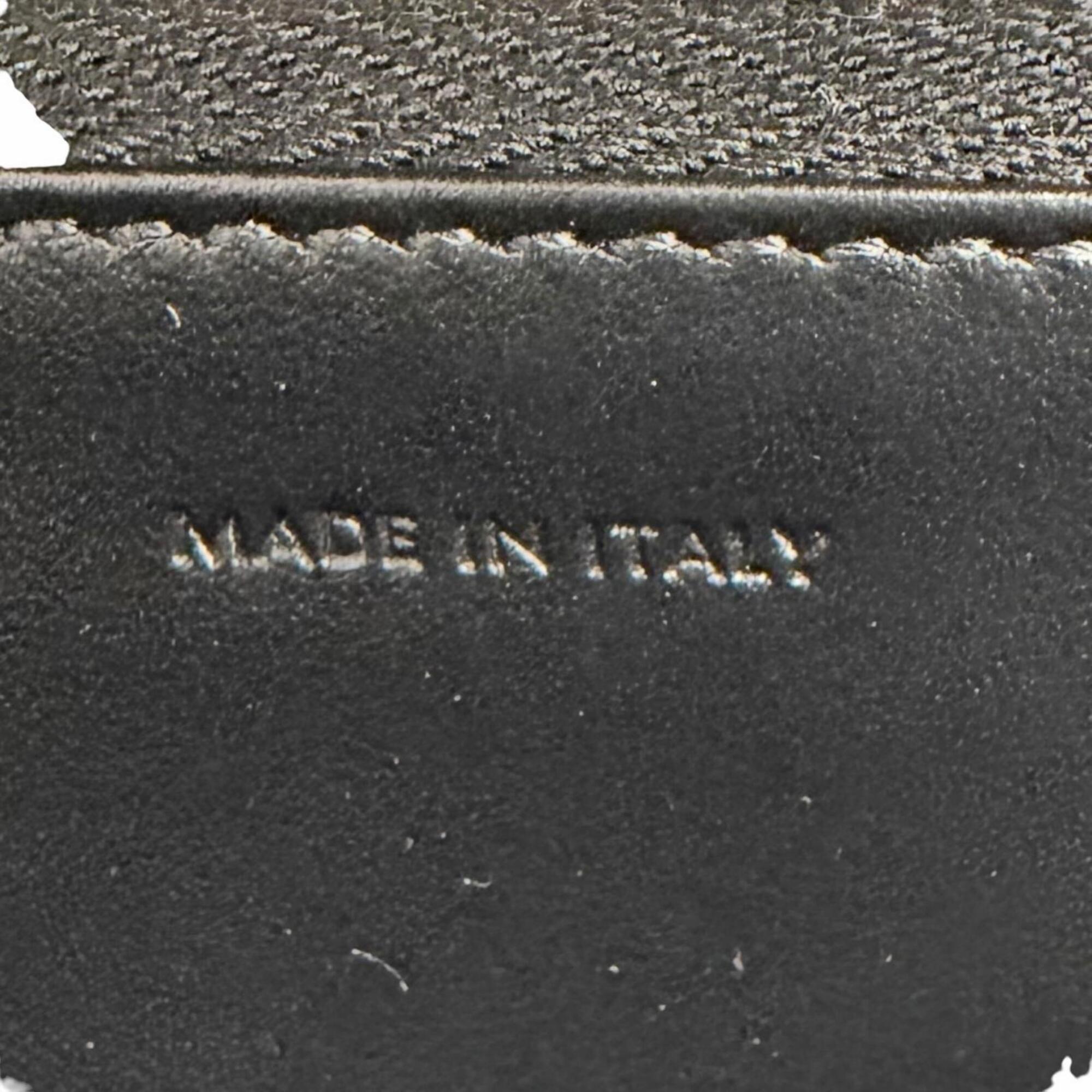 Celine Black Leather Long Wallet (Bi-Fold) (Pre-Owned)