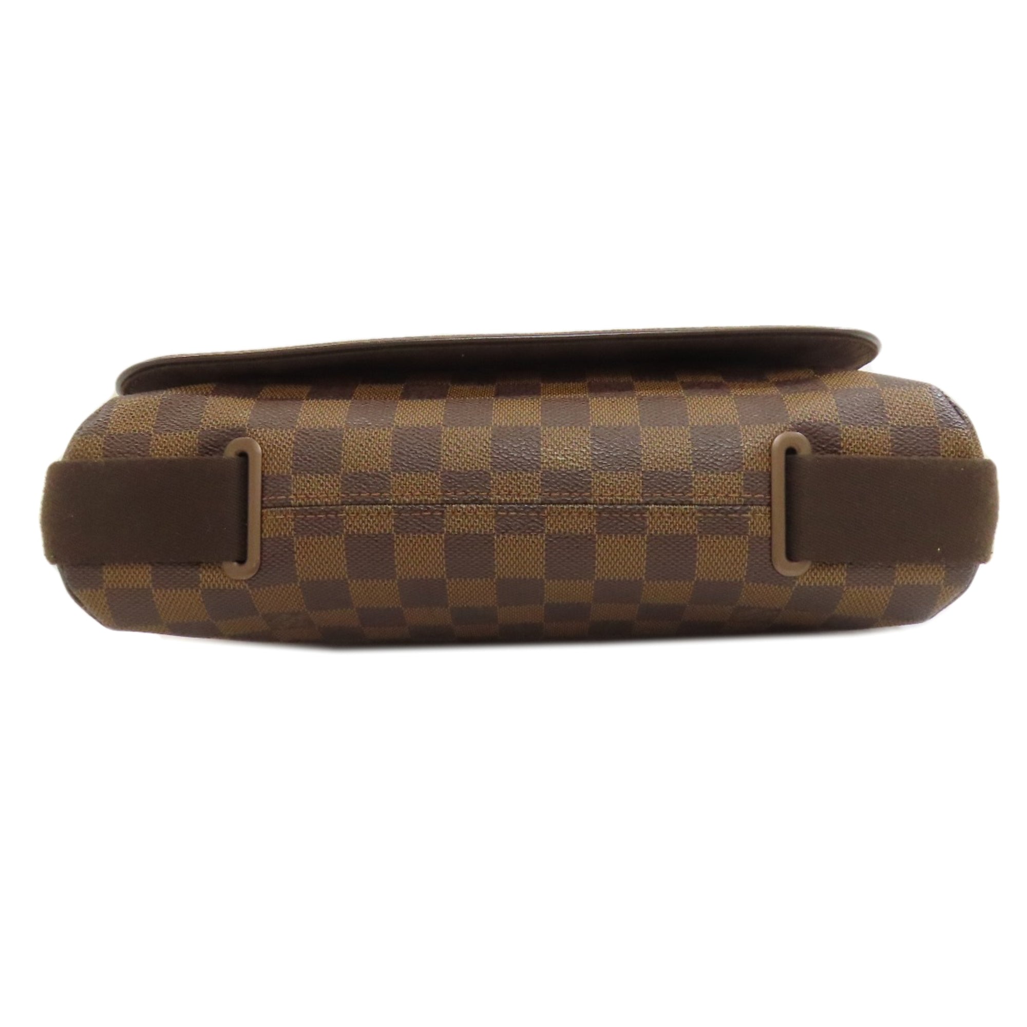 Louis Vuitton Brown Damier Canvas Ebene Damier Canvas Shoulder Bag (Pre-Owned)