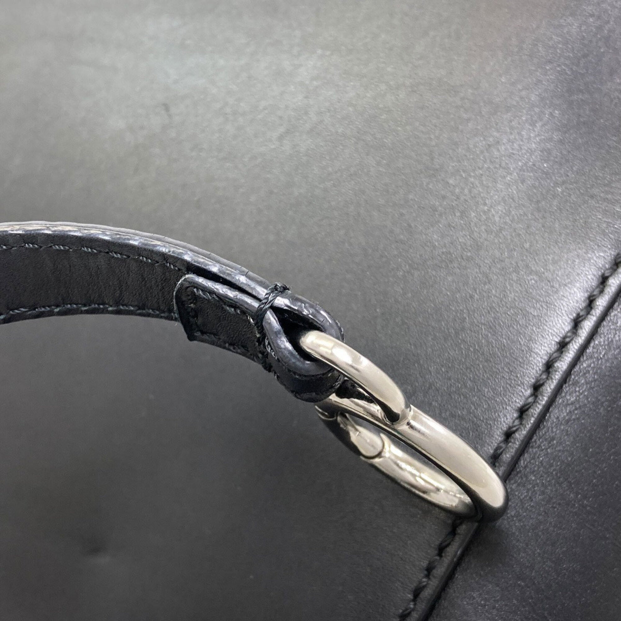 Fendi Peekaboo Black Leather Handbag (Pre-Owned)