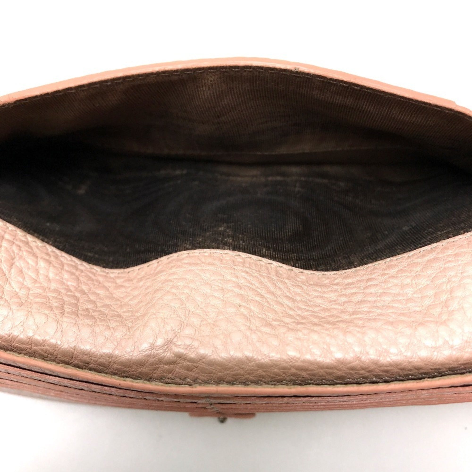 Fendi Selleria Pink Leather Long Wallet (Bi-Fold) (Pre-Owned)