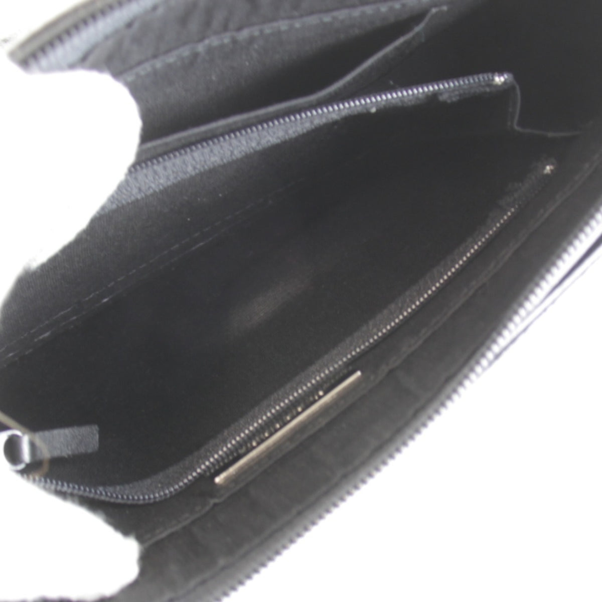 Burberry Black Gray Leather Suede Shoulder Bag (Pre-Owned)