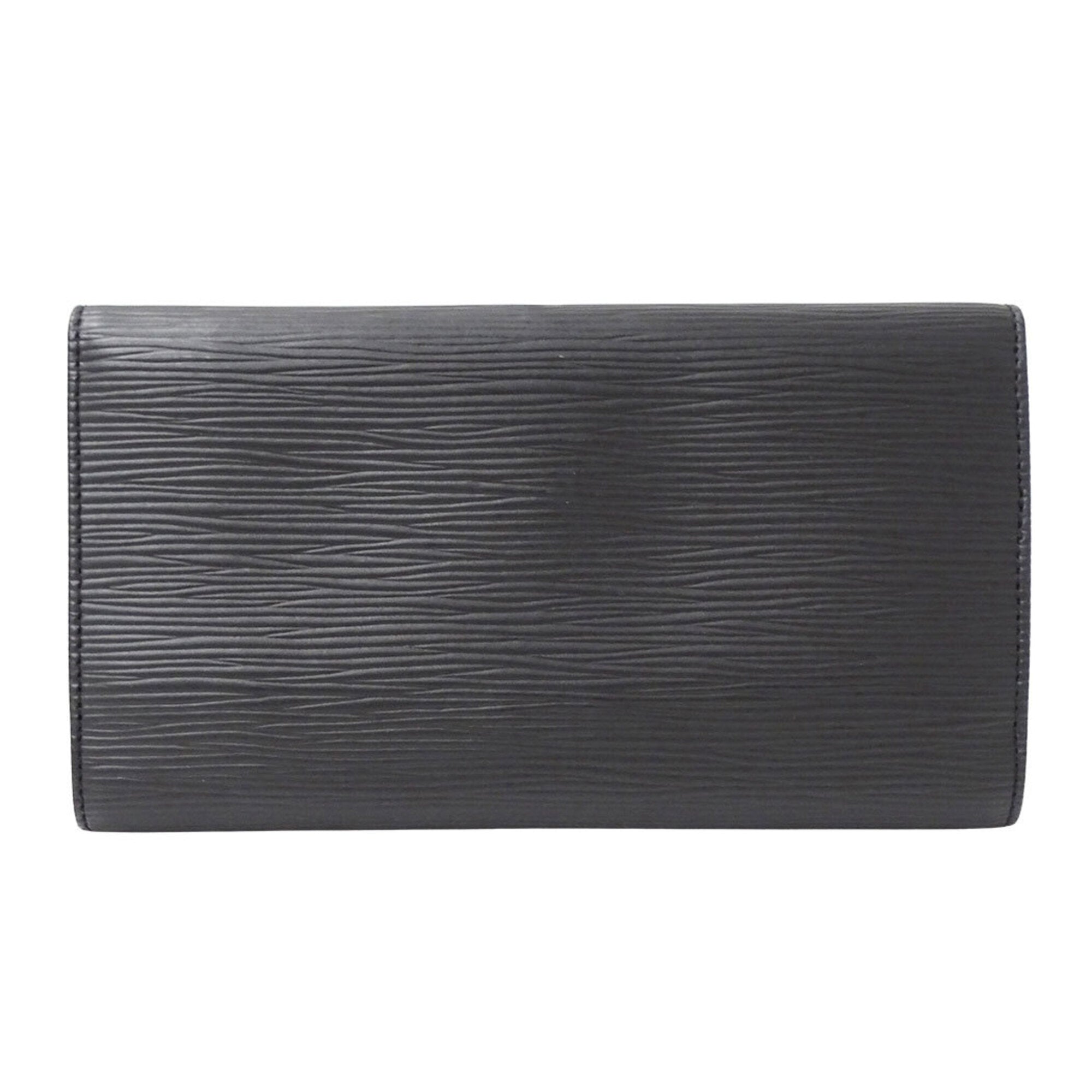 Louis Vuitton Black Galle Noir Epi Leather Long Wallet (Bi-Fold) (Pre-Owned)