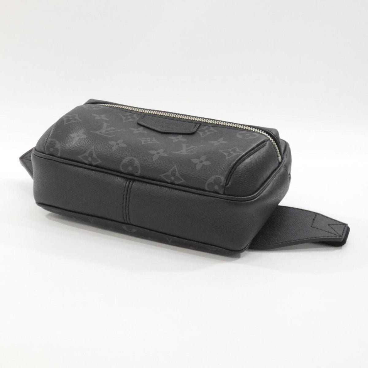 Louis Vuitton Black Coated Canvas Shoulder Bag (Pre-Owned)