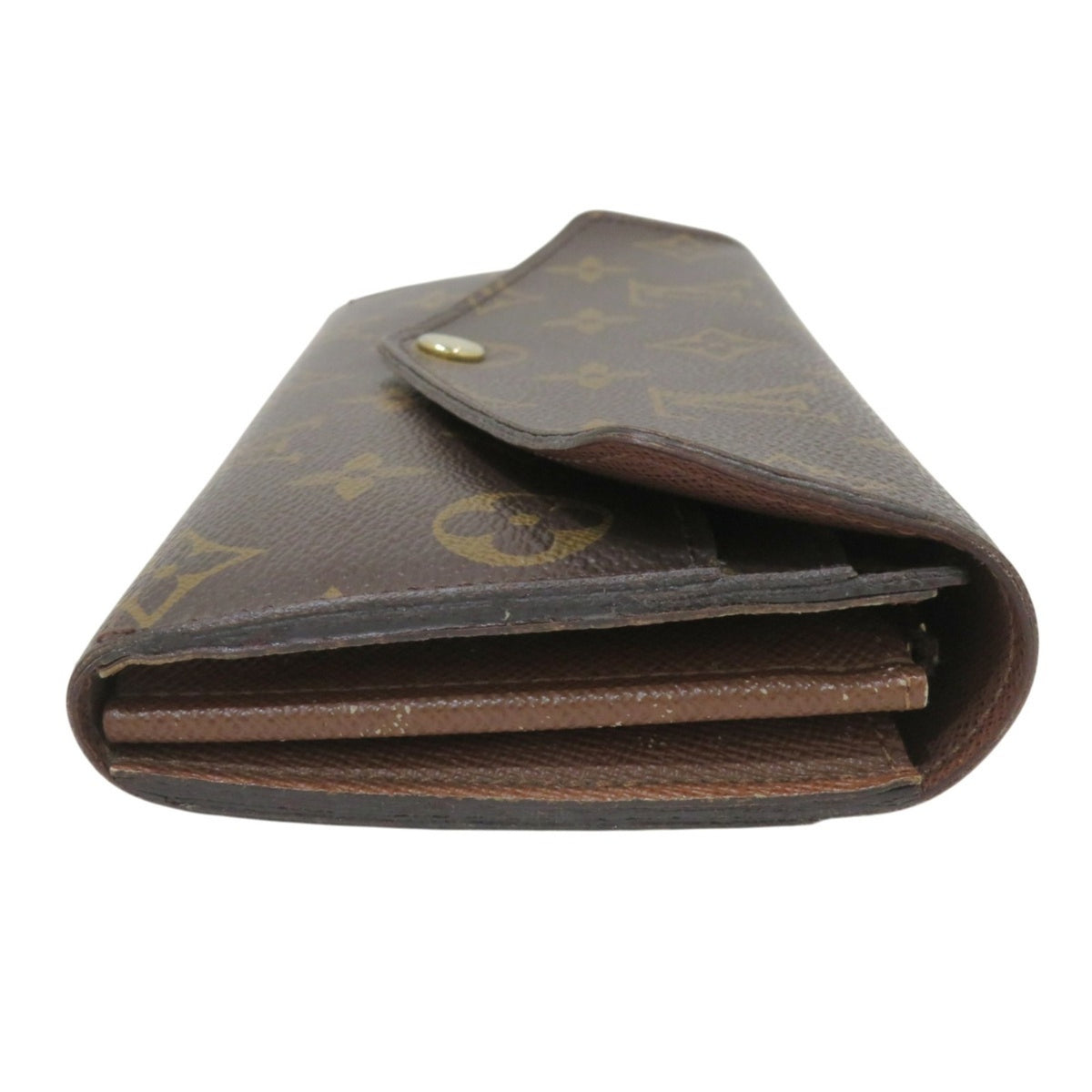 Louis Vuitton Monogram Brown Monogram Long Wallet (Bi-Fold) (Pre-Owned)