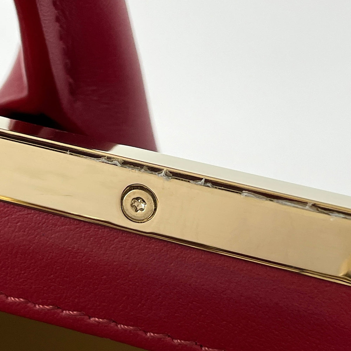 Chloé Red Color Leather Handbag (Pre-Owned)