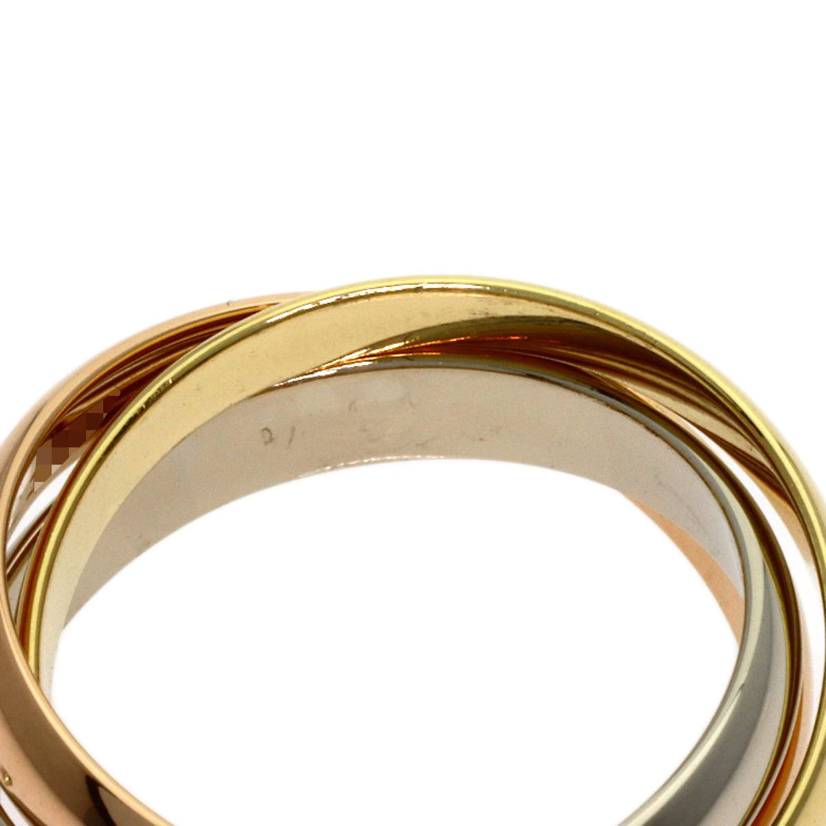 Cartier Trinity Yellow Gold (18K) Pink Gold (18K) White Gold (18K) Band Ring (Pre-Owned)