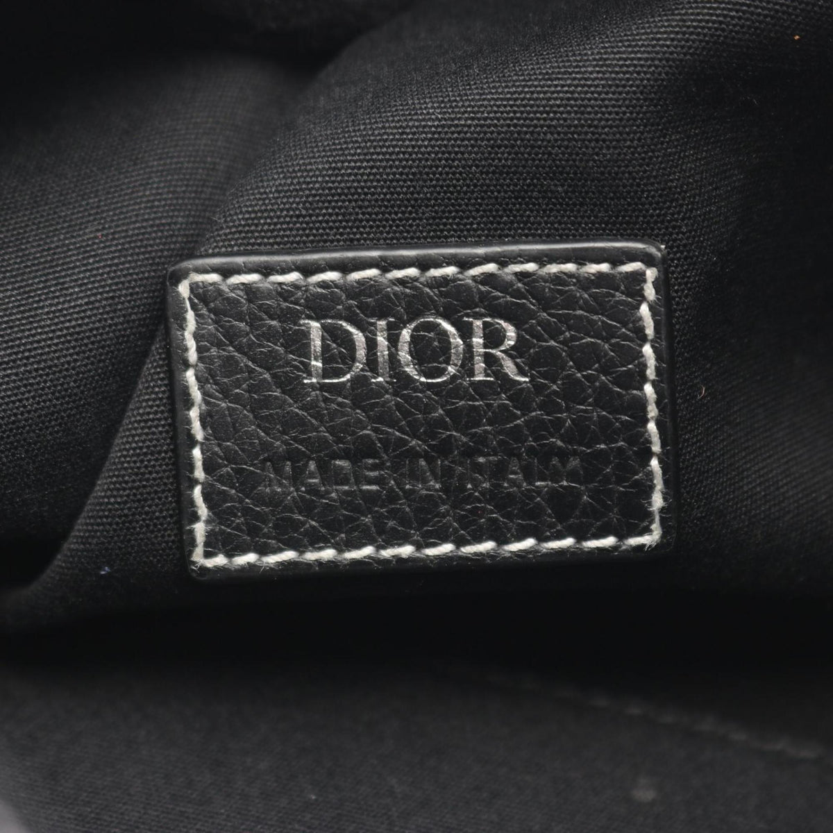 Christian Dior Black Leather Handbag Shoulder Bag (Pre-Owned)