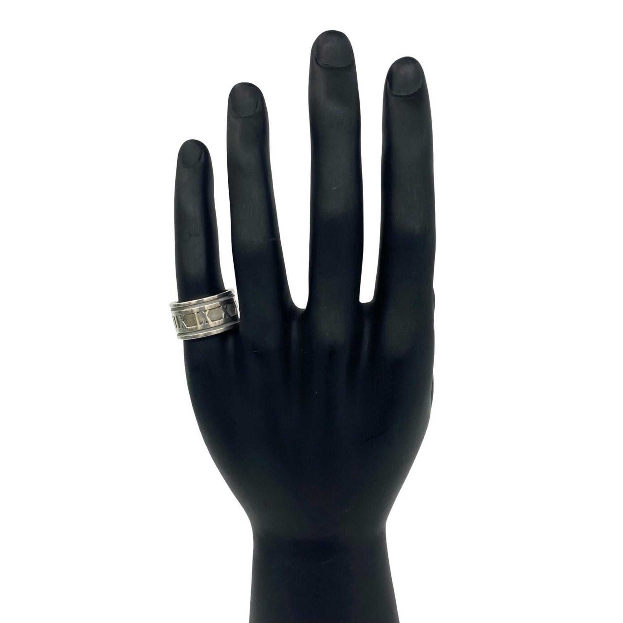 Tiffany Silver Silver 925 Band Ring (Pre-Owned)