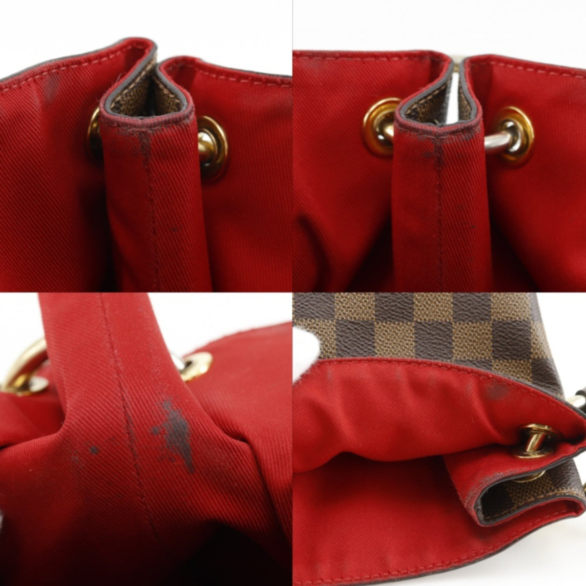 Louis Vuitton Brown Damier Canvas Shoulder Bag (Pre-Owned)
