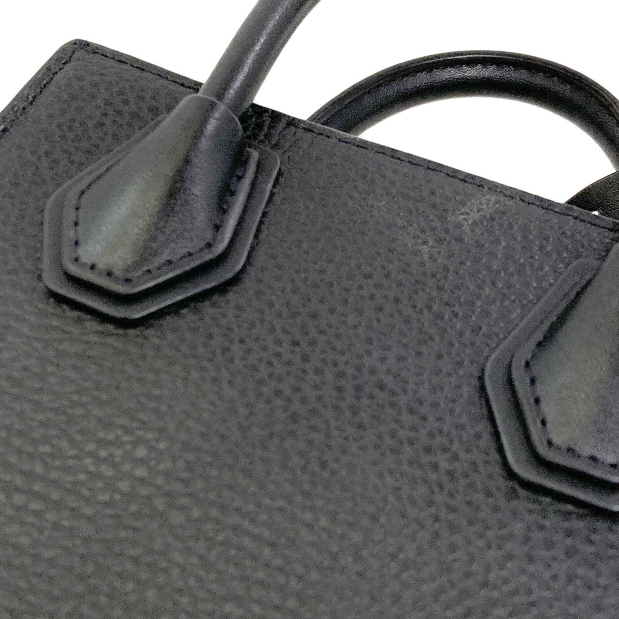 Michael Kors Black Leather Handbag (Pre-Owned)