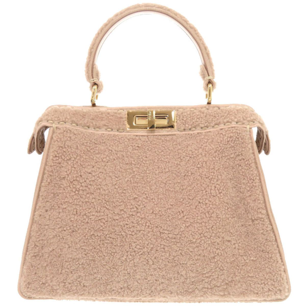 Fendi Pink Leather Handbag (Pre-Owned)