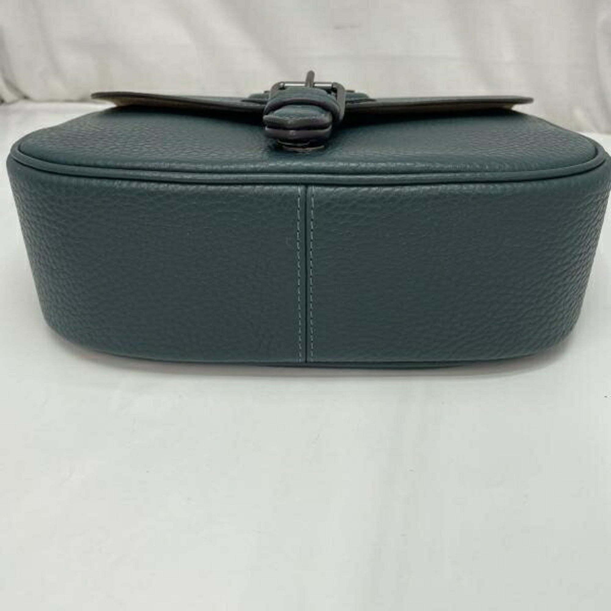 Coach Green Saddle Bag Shoulder Bag (Pre-Owned)
