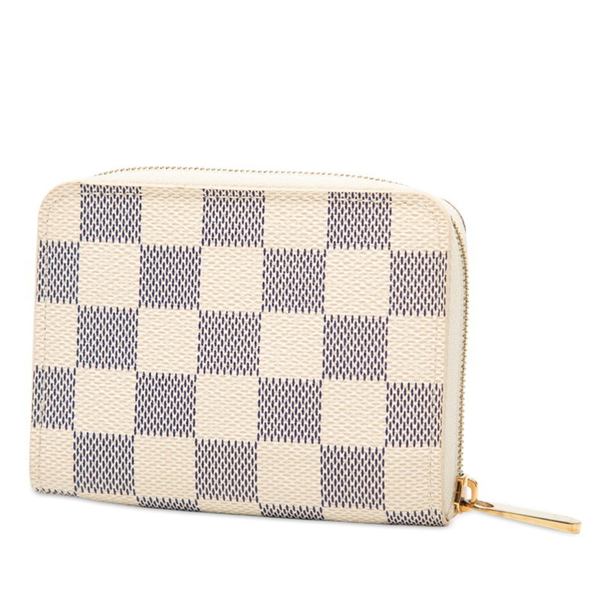 Louis Vuitton White Pvc Leather Coin Purse/Coin Case (Pre-Owned)