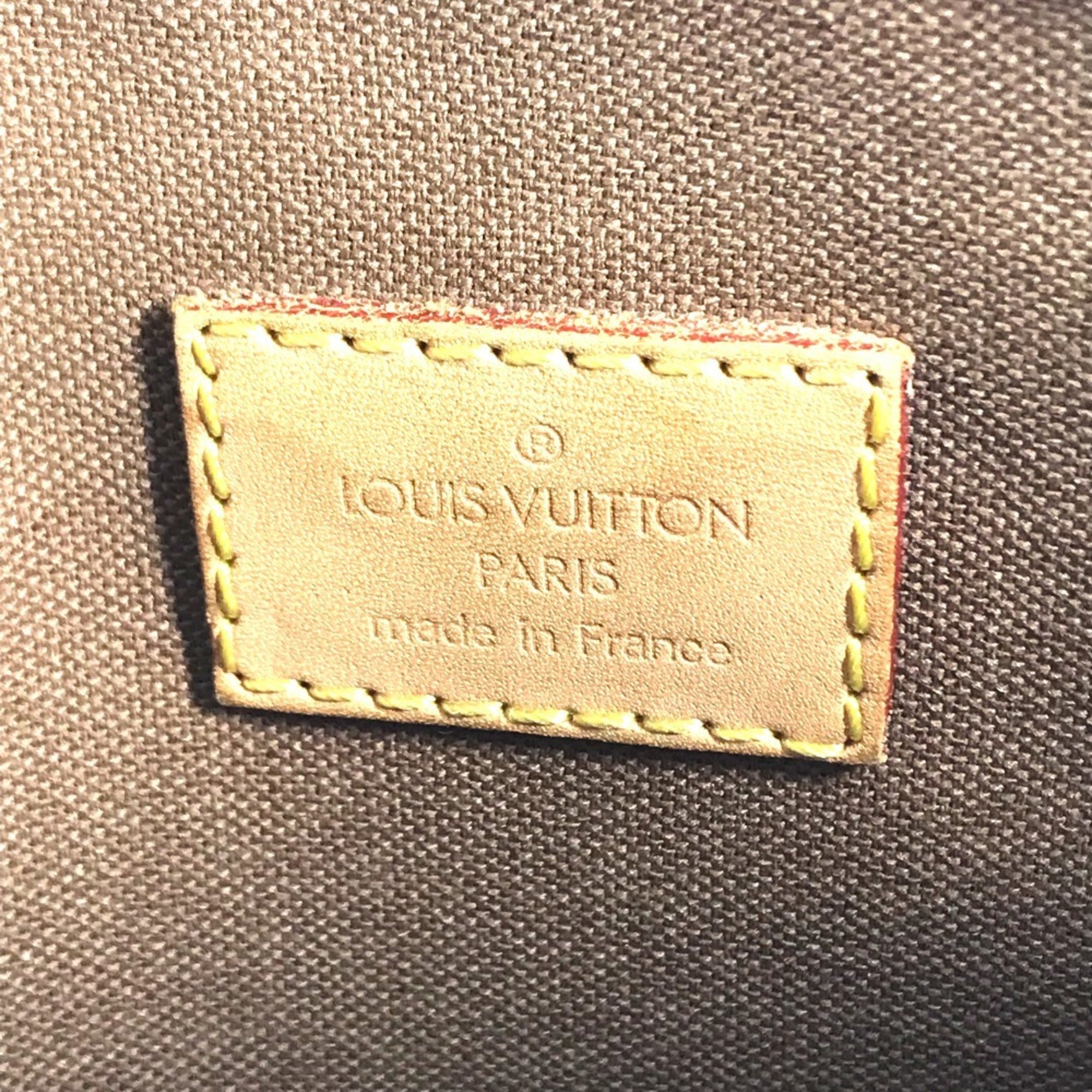 Louis Vuitton Brown Galle Monogram Monogram Pochette Shoulder Bag (Pre-Owned)