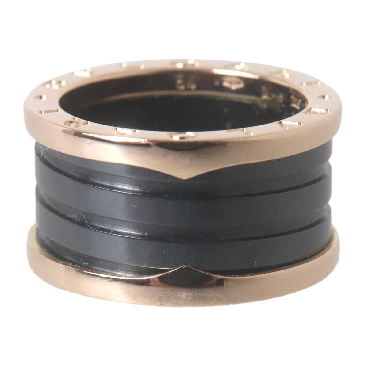 Bvlgari B.Zero1 Pink Gold (18K) Ceramic Band Ring (Pre-Owned)