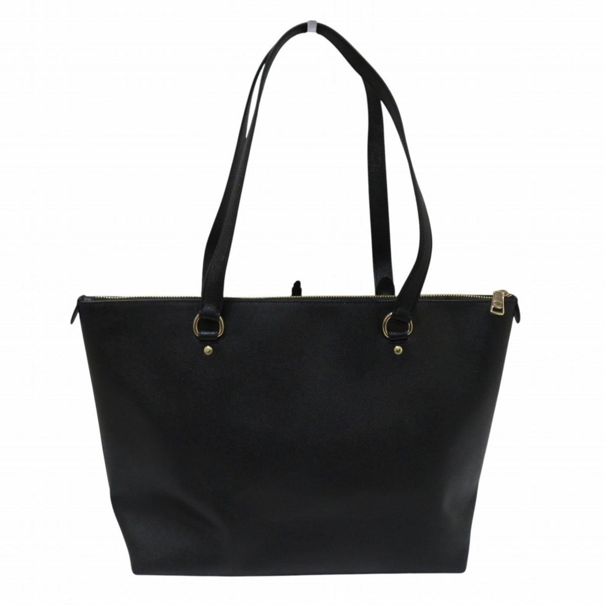 Coach Black Leather Tote Bag (Pre-Owned)