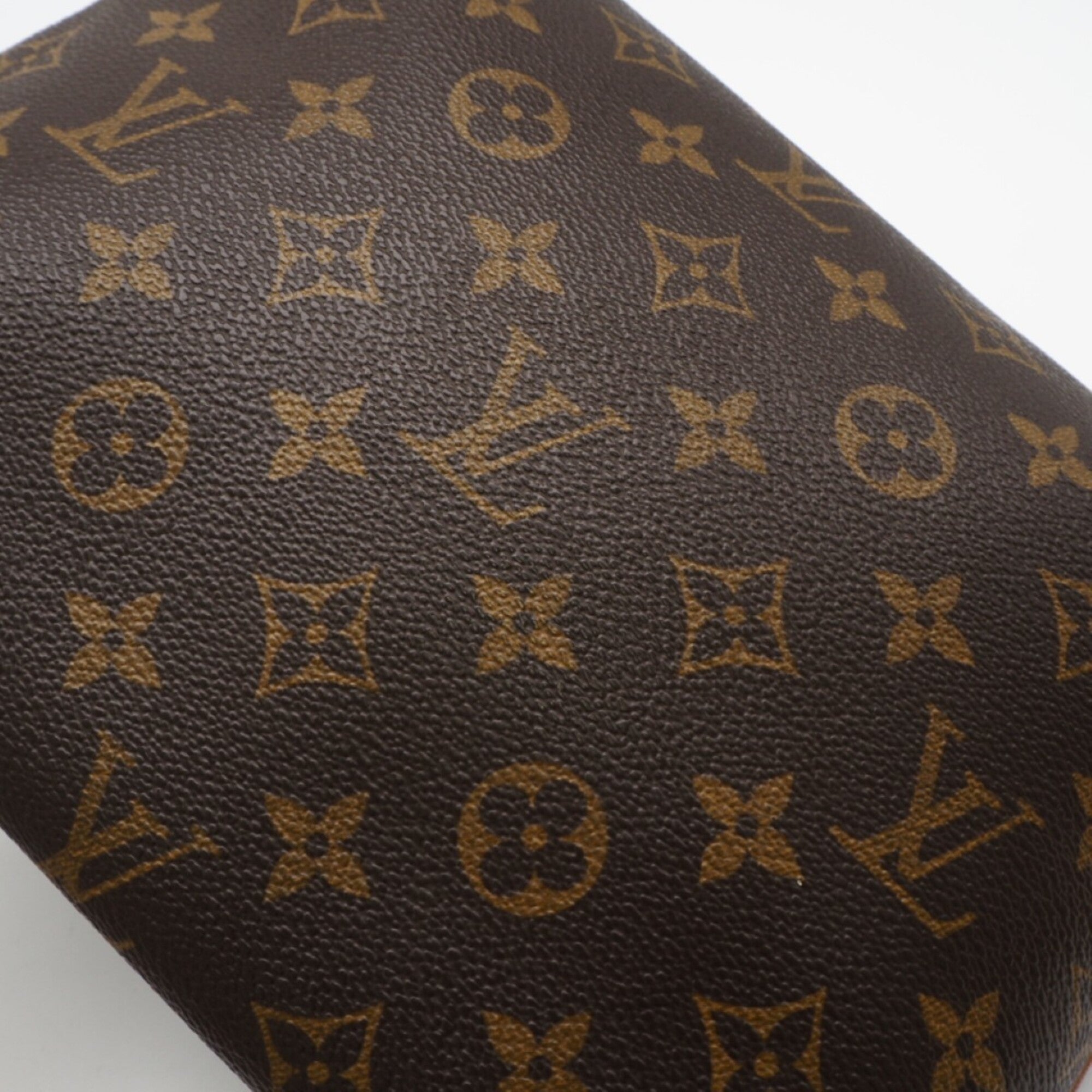 Louis Vuitton Monogram Brown Coated Canvas Leather Shoulder Bag (Pre-Owned)