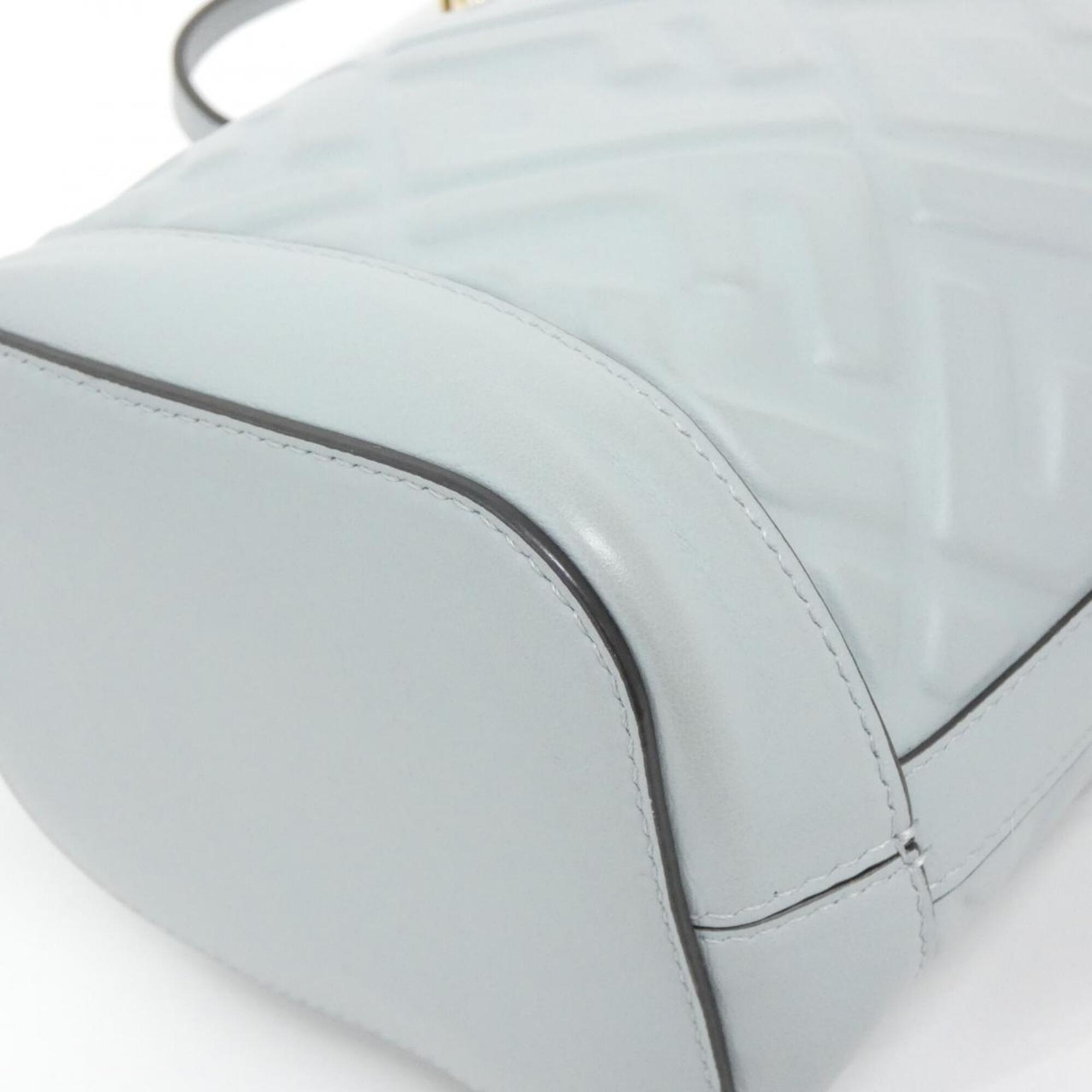 Fendi Blue Leather Handbag (Pre-Owned)