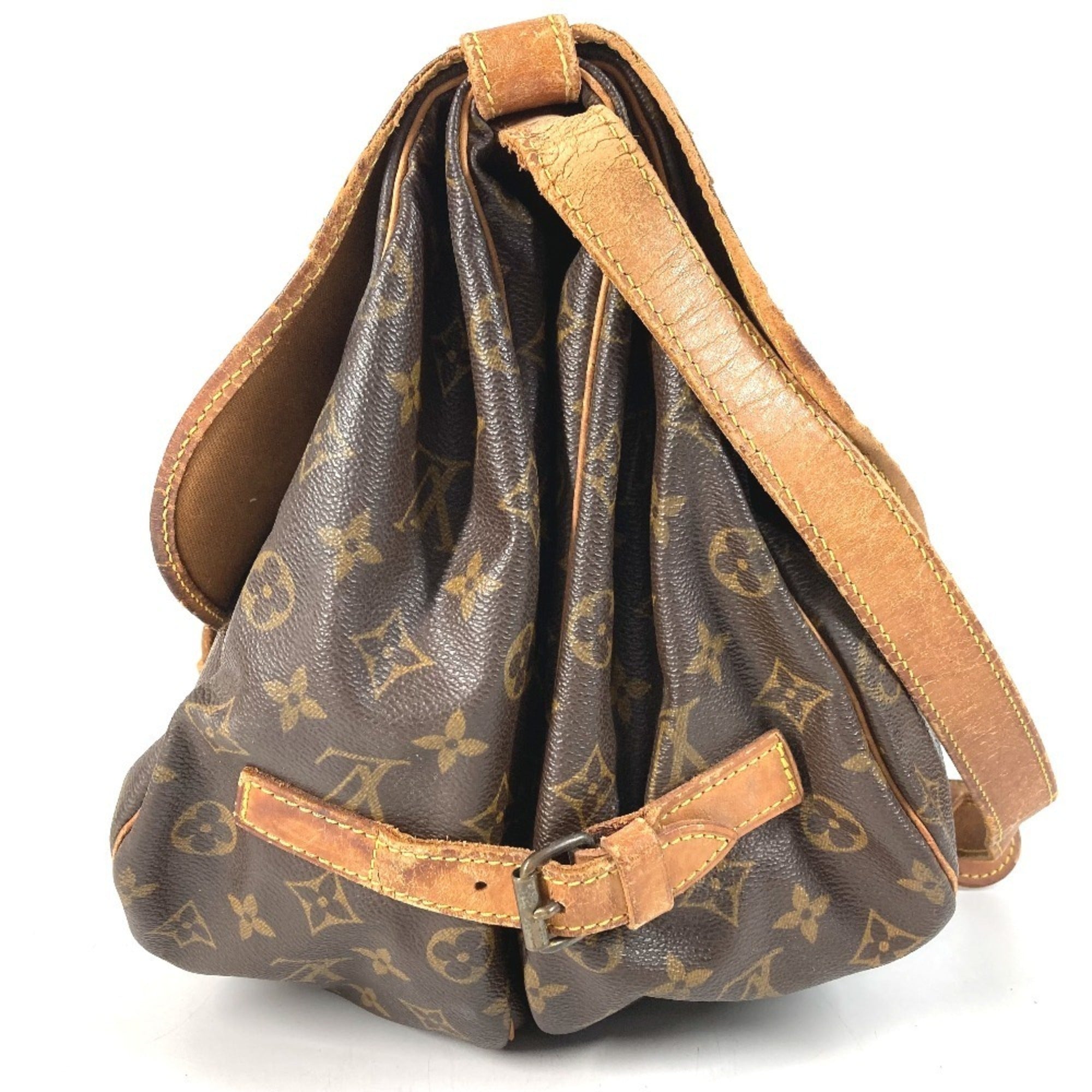 Louis Vuitton Brown Galle Monogram Monogram Handbag Shoulder Bag (Pre-Owned)
