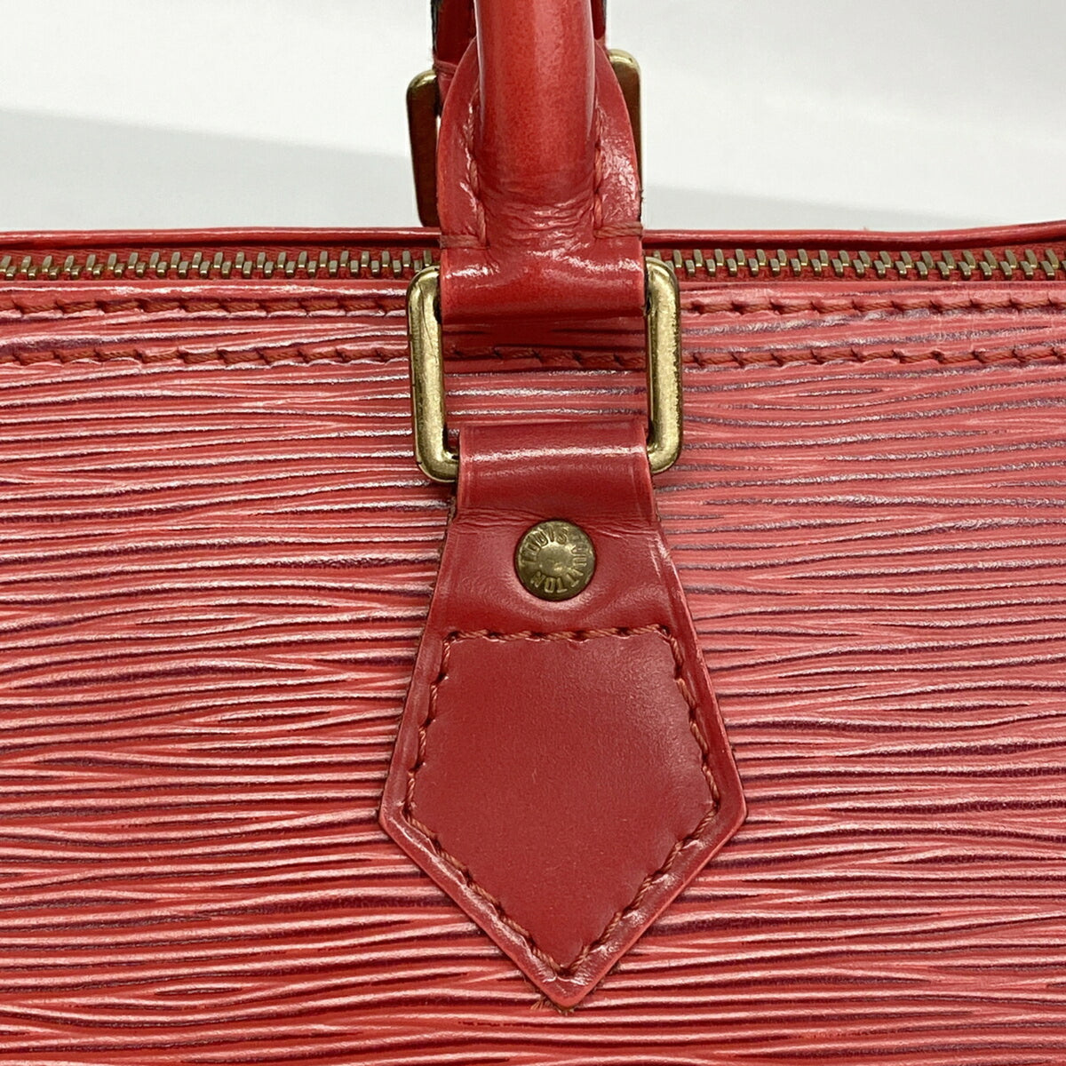 Louis Vuitton Castilian Red Handbag (Pre-Owned)