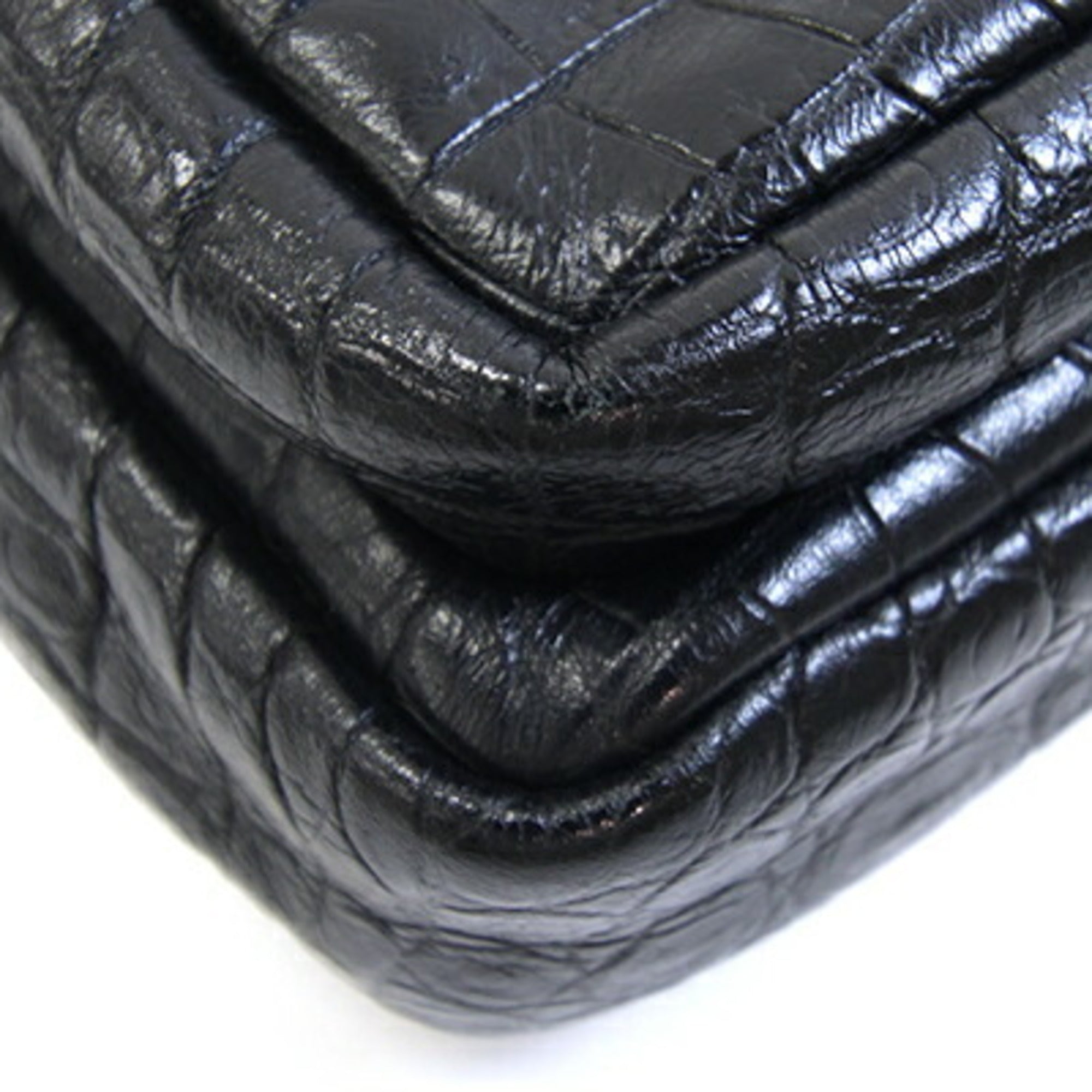 Saint Laurent Black Leather Shoulder Bag (Pre-Owned)