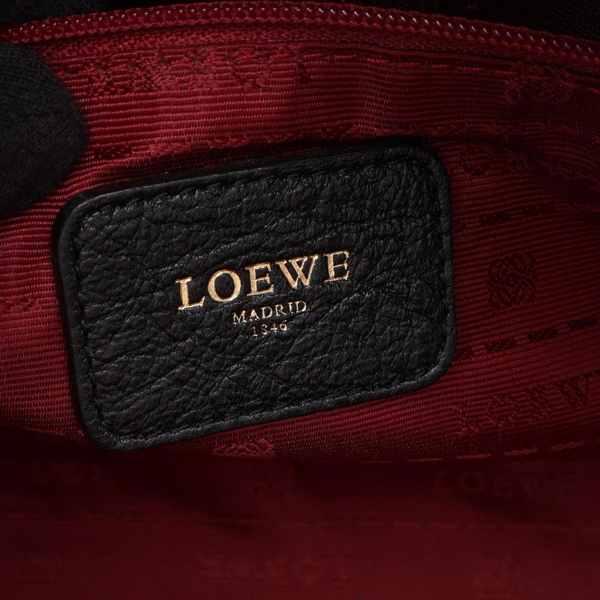 Loewe Black Leather Handbag (Pre-Owned)