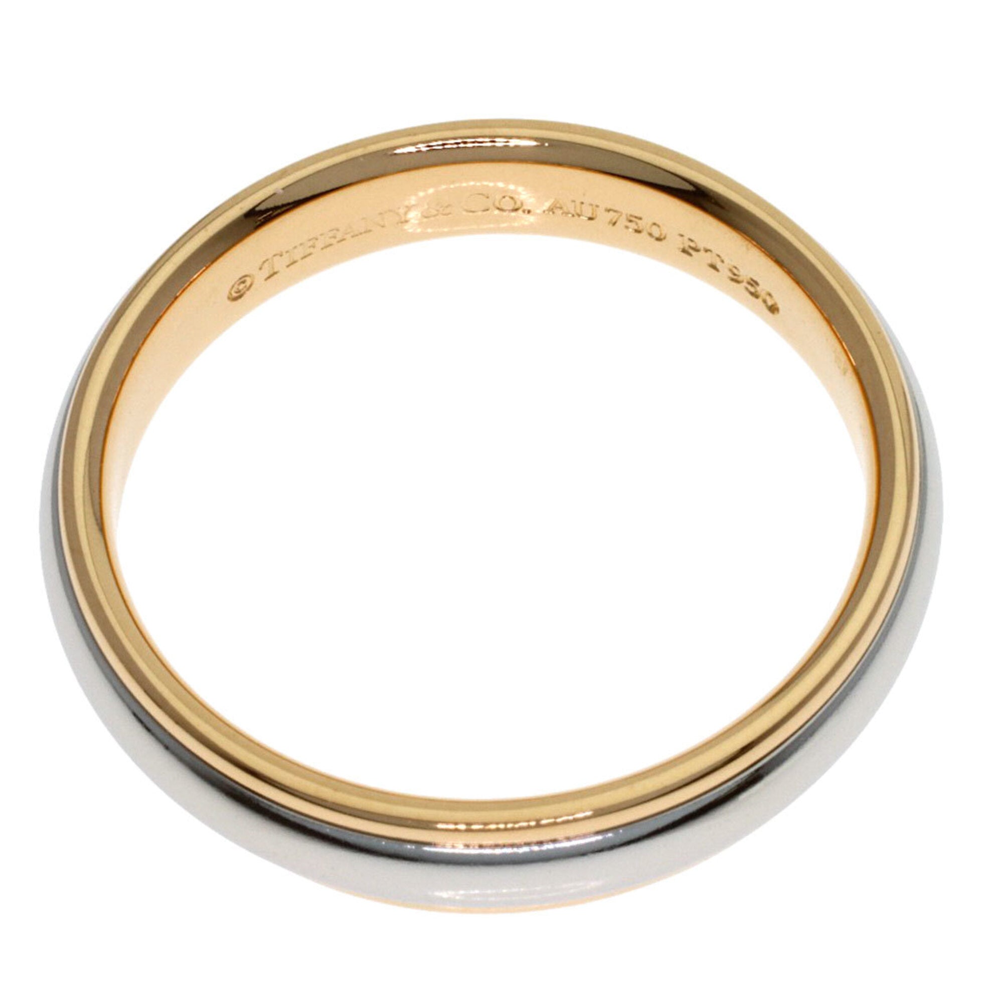 Tiffany Yellow Gold (18K) Platinum 950 Band Ring (Pre-Owned)
